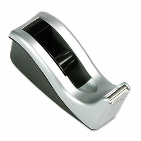 PINPOINT Value Desktop Tape Dispenser  Attached 1 in.core  Black/Silver PI40906